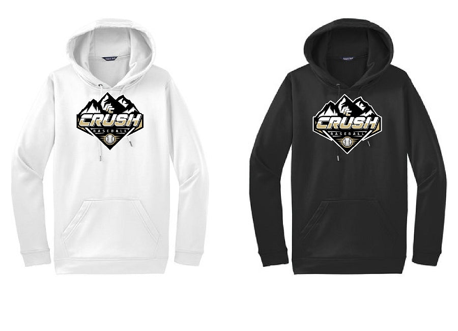 FORT COLLINS CRUSH BASEBALL - SPORT TEK PERFORMANCE POLY SPORT-WICK HOODIE - LOGO A
