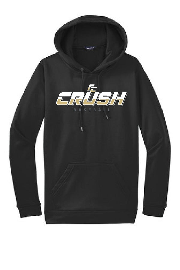 FORT COLLINS CRUSH BASEBALL - SPORT TEK PERFORMANCE POLY SPORT-WICK HOODIE - LOGO B