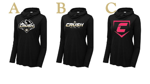 FORT COLLINS CRUSH BASEBALL - SPORT TEK LADIES HOODIE