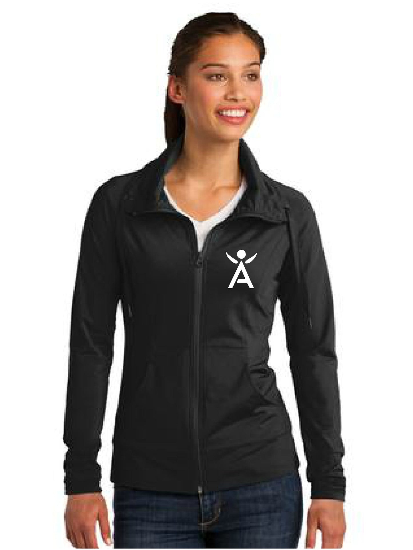 Sport-Tek® Ladies Sport-Wick® Stretch Full-Zip Jacket