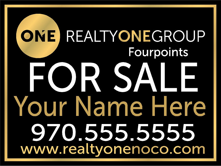 24" x 18" Double-Sided Aluminum Sign