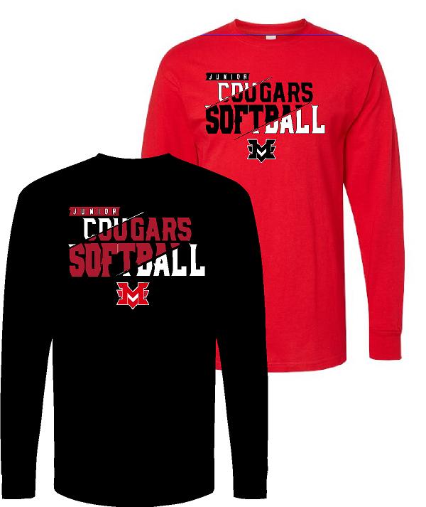 Jr. Cougs Cotton Feel Long Sleeve Tshirt-A
