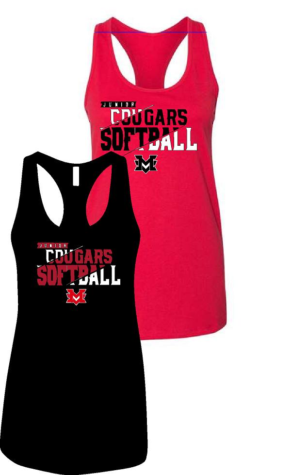 Jr. Cougs Women's Racerback Flowy Tank -A