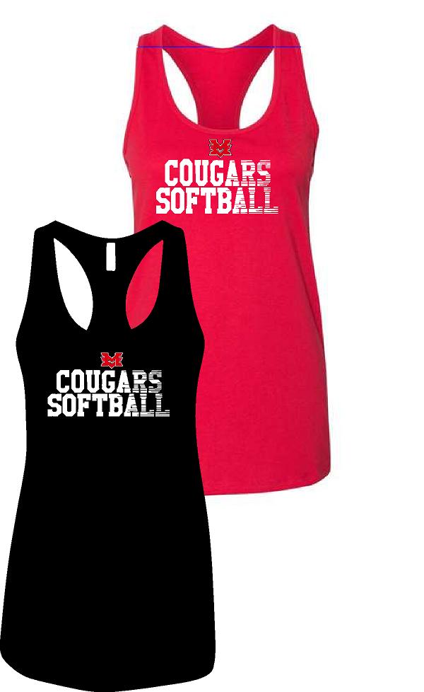 Jr. Cougs Women's Racerback Flowy Tank -B
