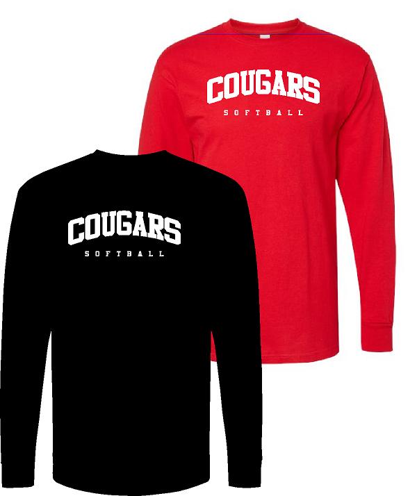 Jr. Cougs PERFORMANCE Full Sub LONG Sleeve Tshirt - C