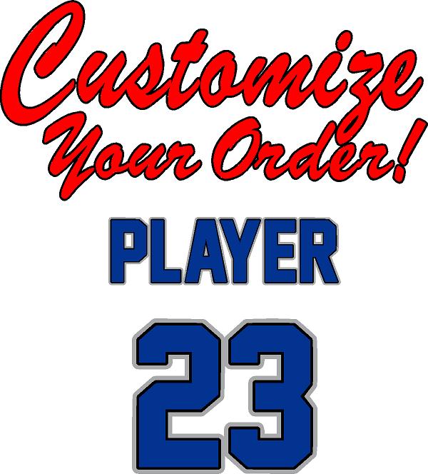 Add your favorite player's name/#