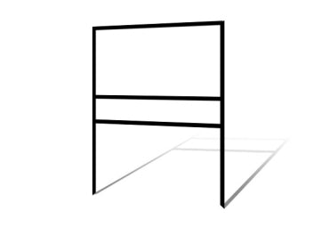 24" x 18" H-Frame