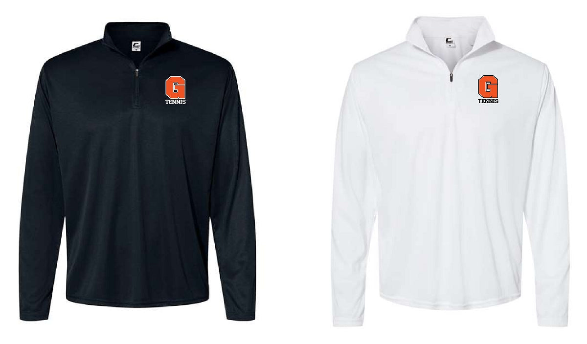 GCHS TENNIS - 1/4 Zip Performance lightweight pullover