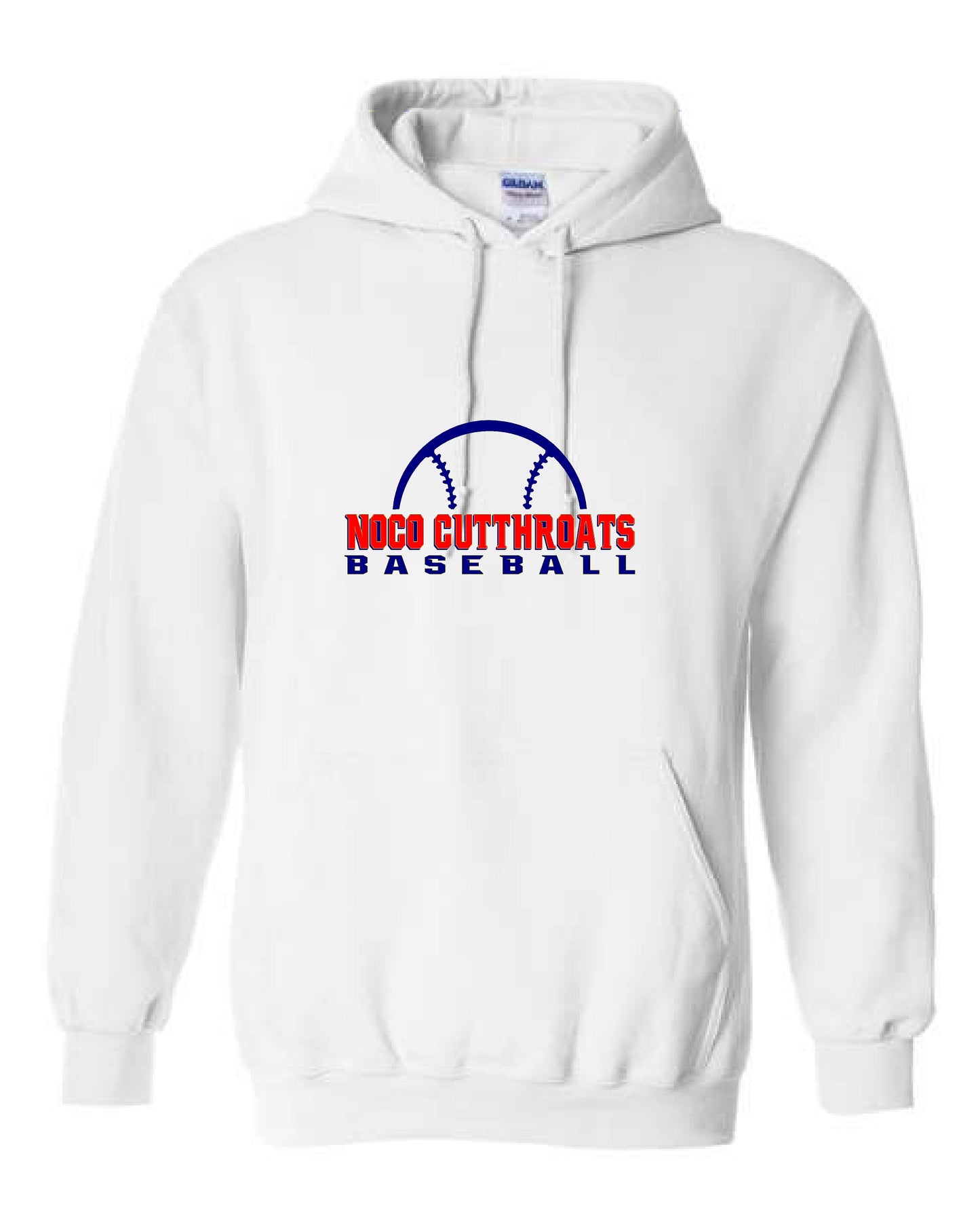 CUTTHROATS - Cotton feel Hoodie White