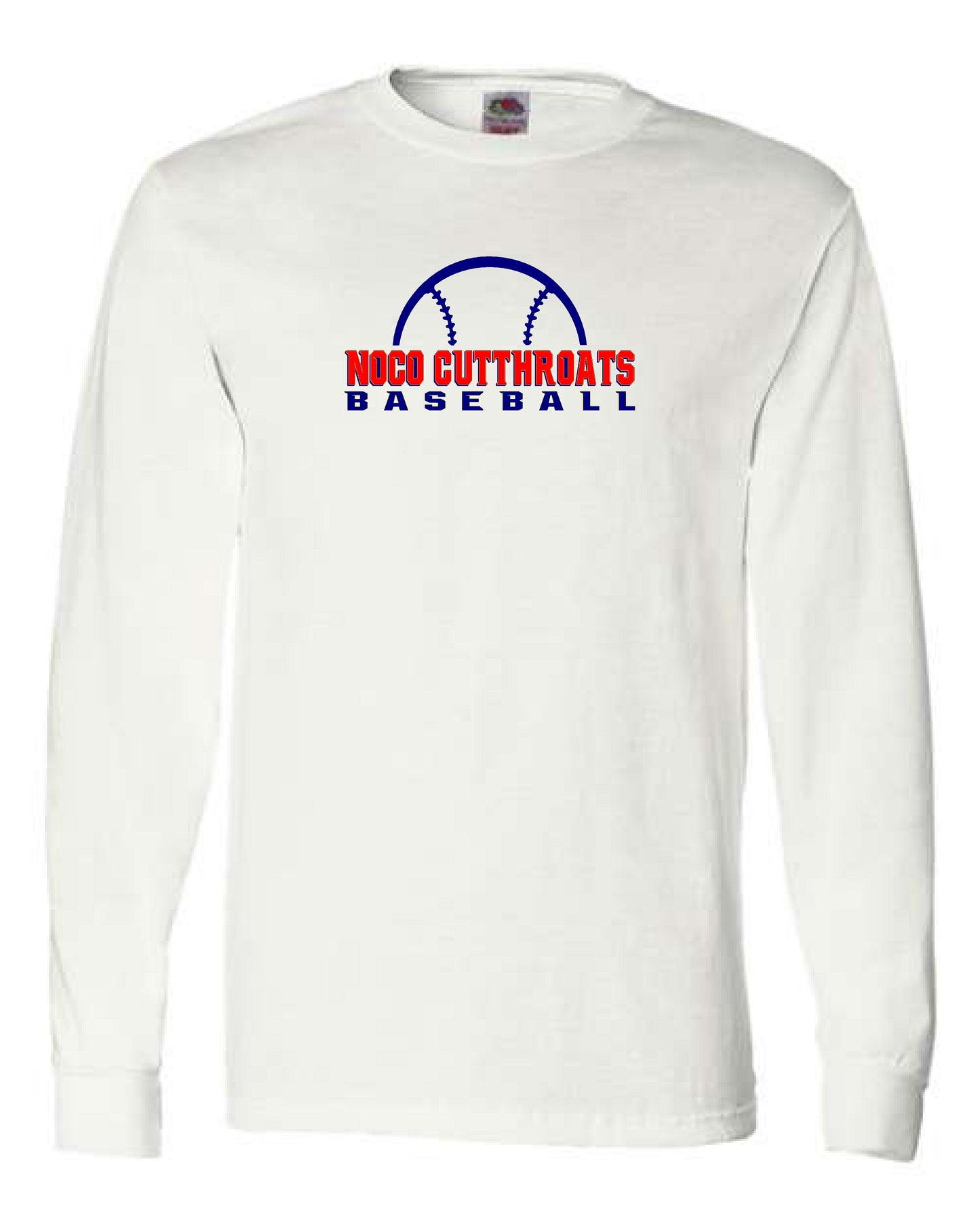 CUTTHROATS - Cotton Feel Long Sleeve Tshirt White