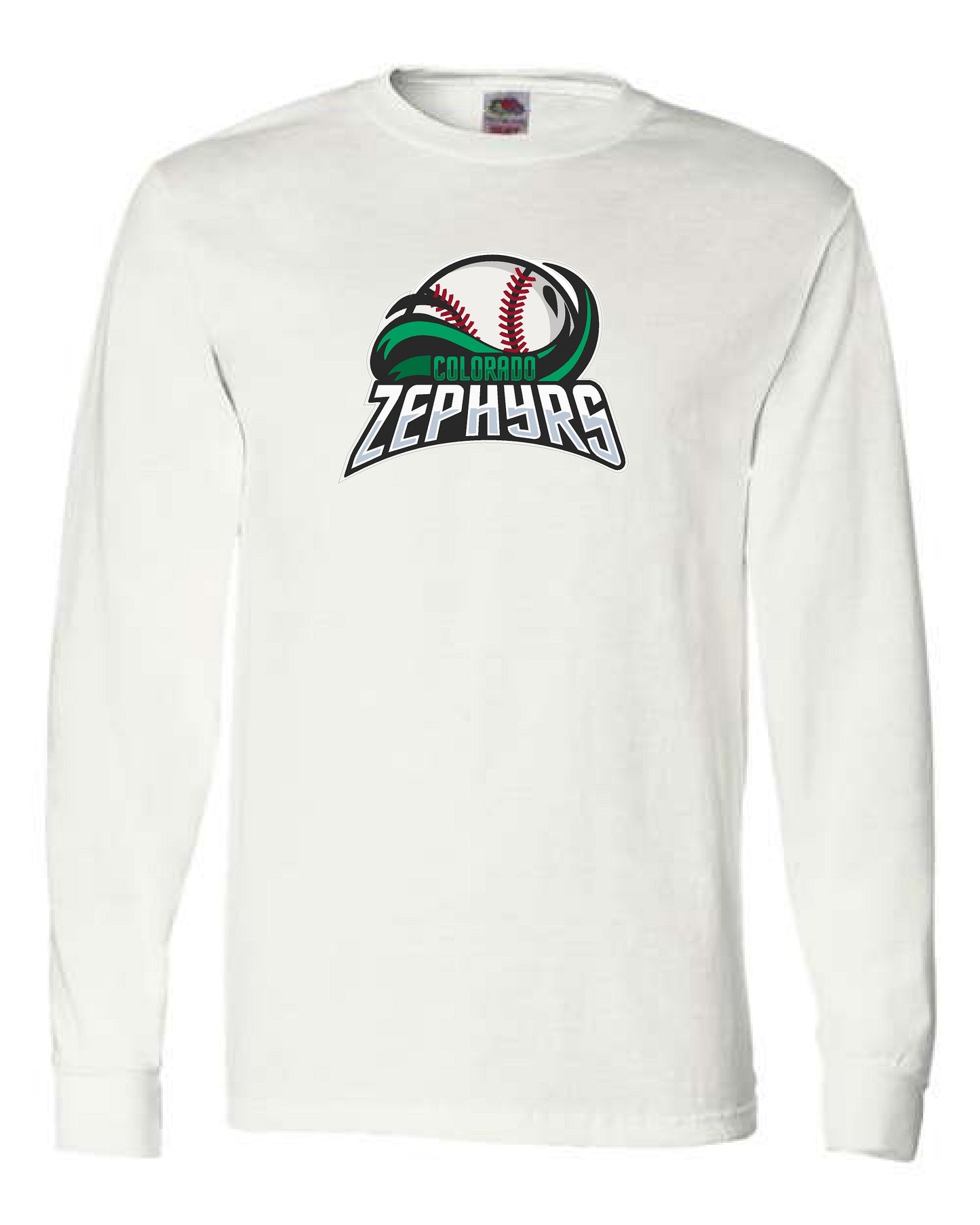 ZEPHYRS - Cotton Feel Long Sleeve Tshirt White