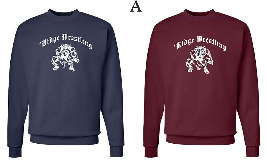 NORTHRIDGE WRESTLING - Crewneck Fleece Sweatshirt