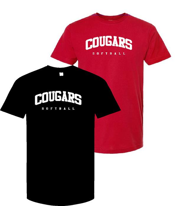 Jr. Cougs Cotton Feel Short Sleeve Tshirt-C