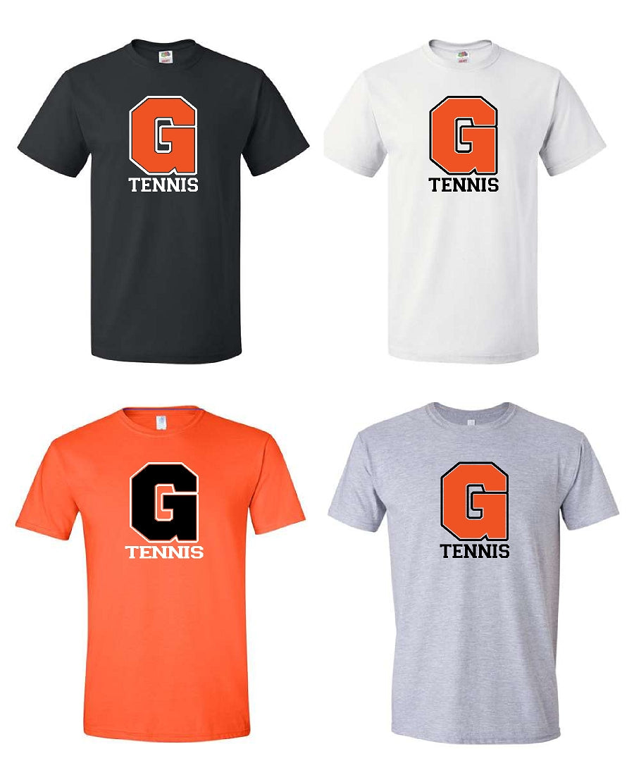 GCHS TENNIS - Cotton feel or 50/50 Short Sleeve Tshirt